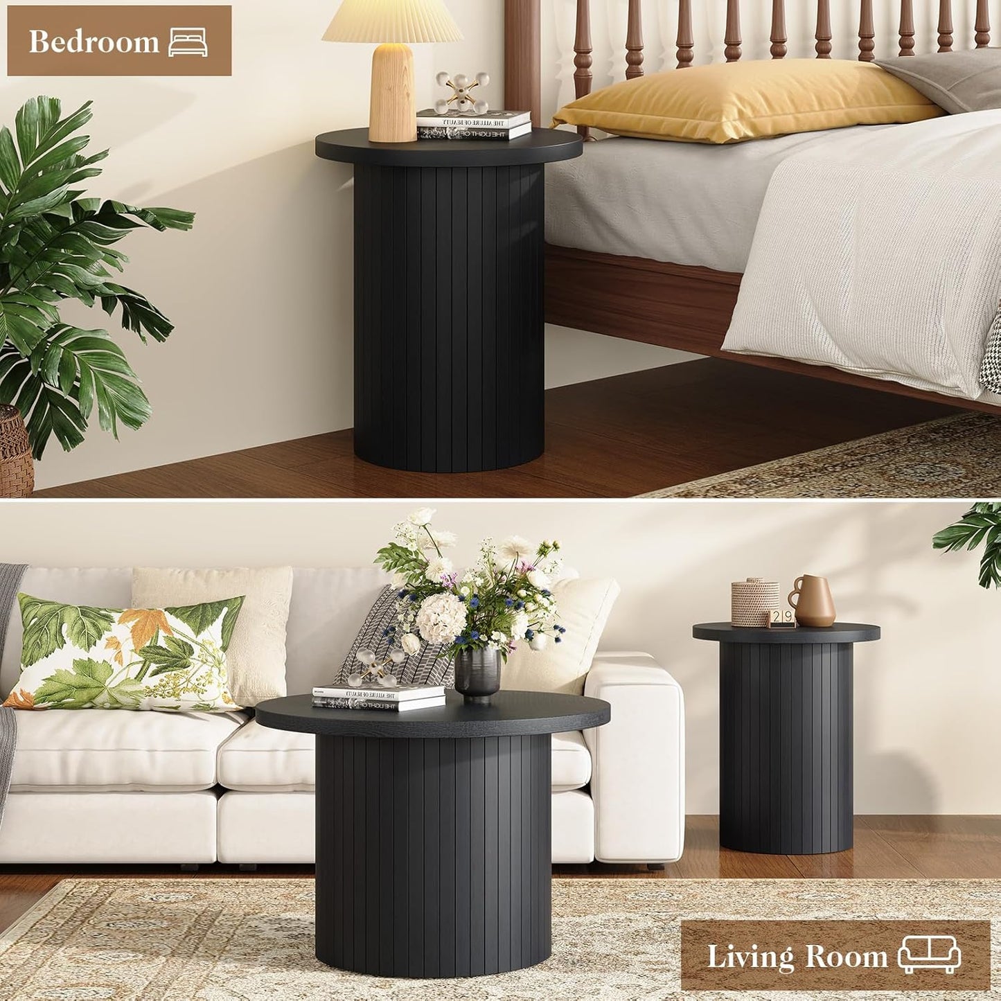 Briar Coffee-Table Textured Black
