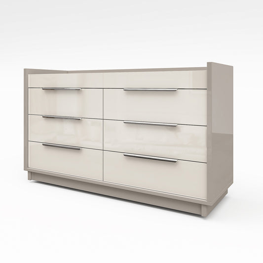 Kino 8-Drawers Dresser - White&Gray