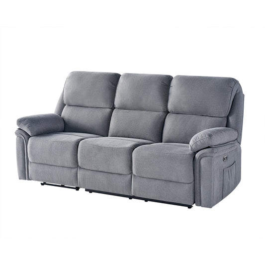 Oasis 82" Power Reclining Sofa - Grey