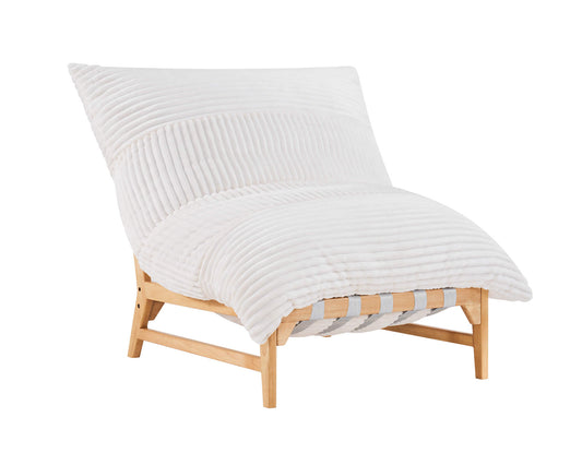 Snug 46" Oversized Sofa Chair - Corduroy White
