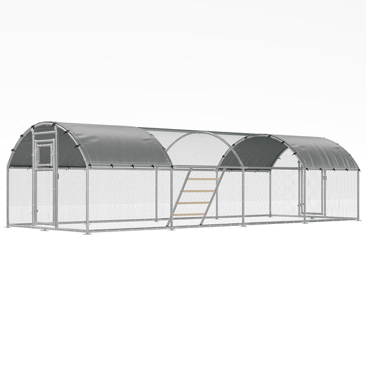 Extra Large Walk-In Chicken Run Amerlife Dome / 26x10 FT