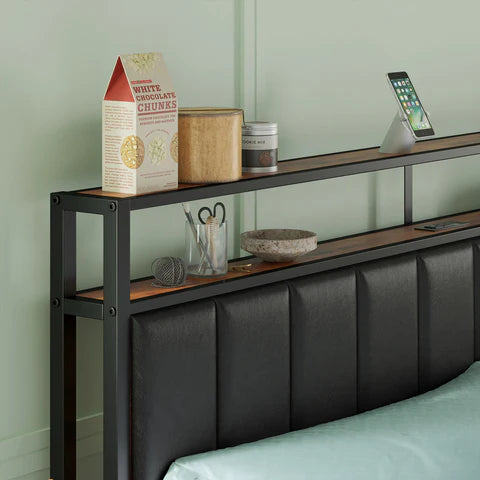 Amerlife Bed Frame with Headboard