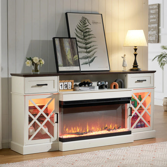Benefits of Fireplace TV Stands with Heaters Amerlife
