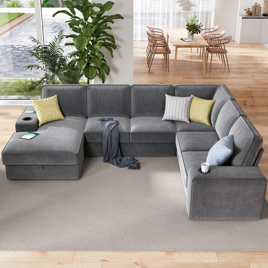 80 Inch Sectional Couch Amerlife