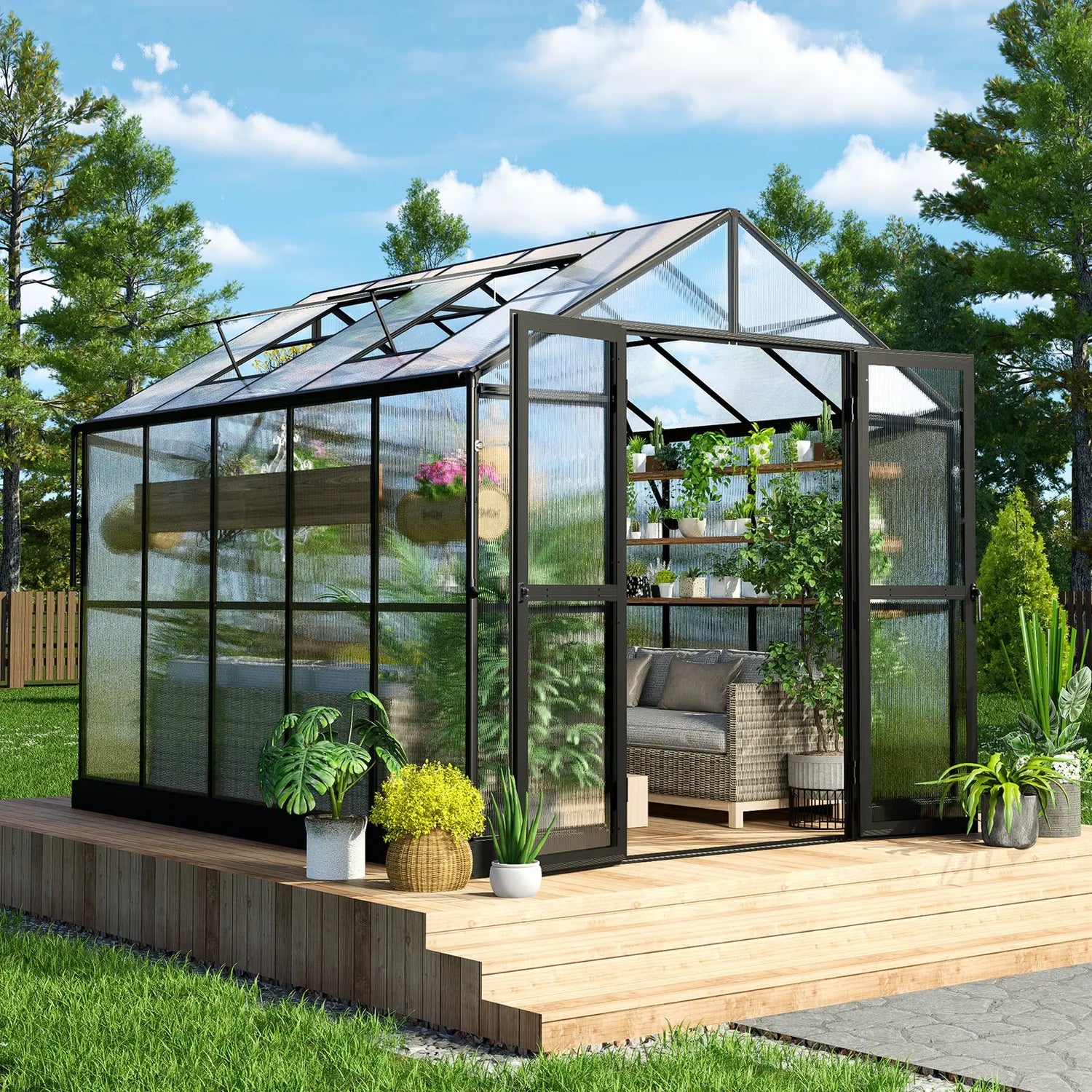 8x8 Greenhouses Amerlife