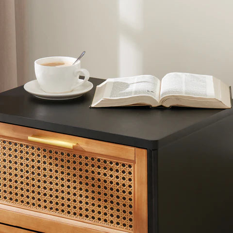 Amerlife Rattan Bedside Table