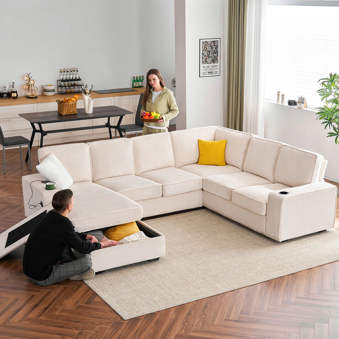 corduroy sectional couches amerlife