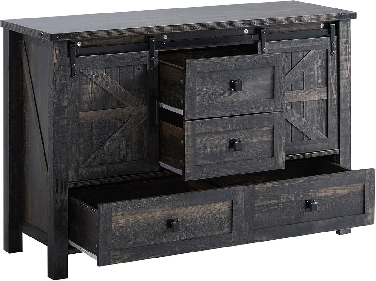 Alderman 3-Piece Bedroom Set Amerlife Full / Black Oak