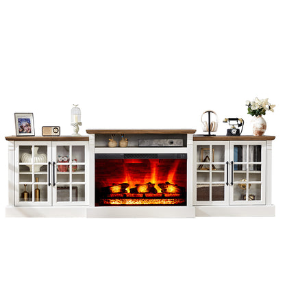 Everwood 97" Fireplace TV Stand