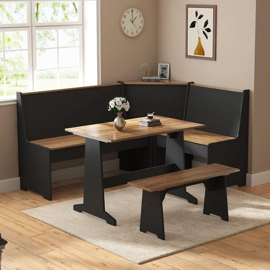 Feast 3-Piece Corner Dining Table Set Amerlife