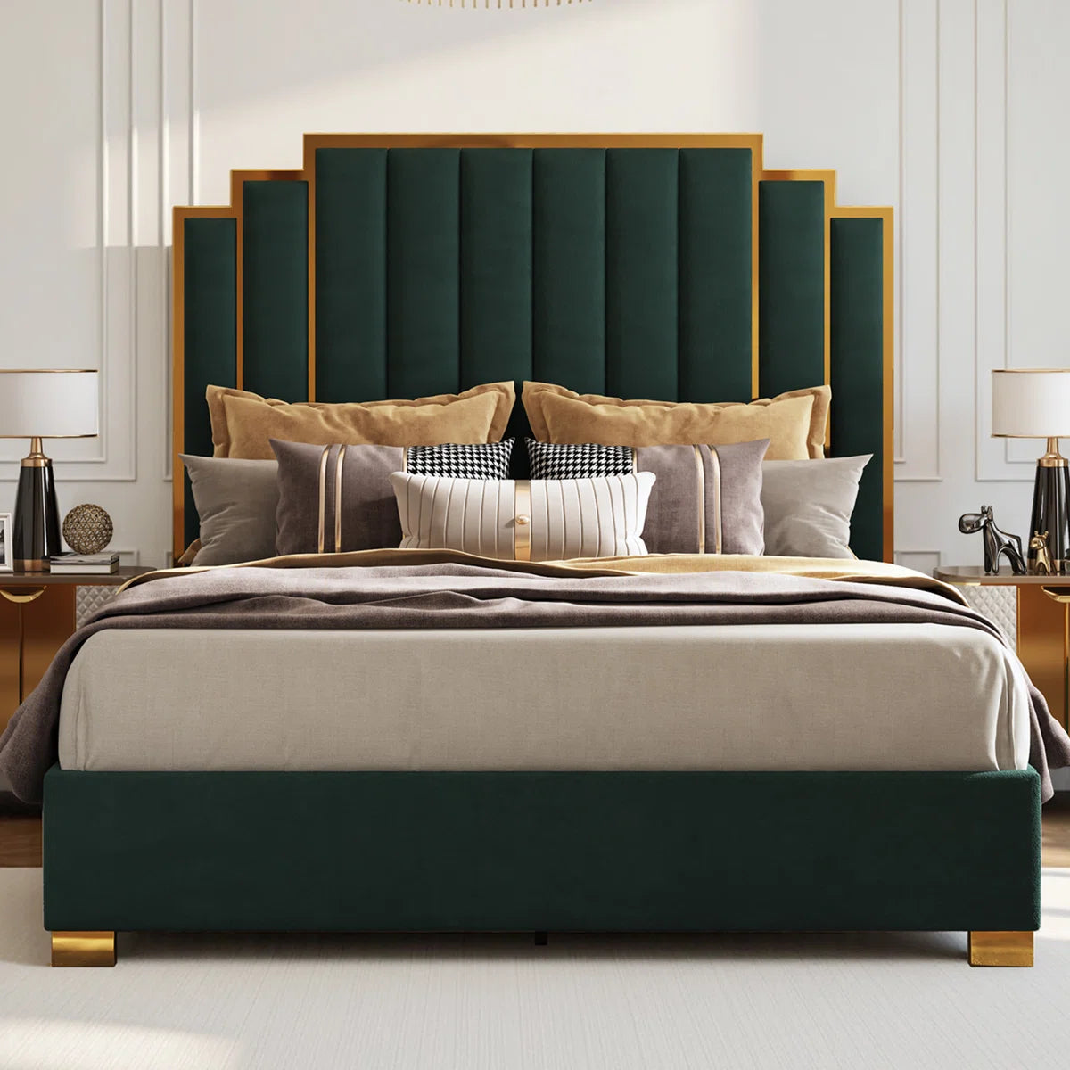 Majorelle Queen Bed Frame Amerlife