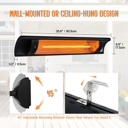 Soleil 1500W Electric Infrared Patio Heater