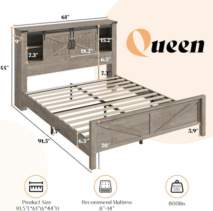 Alderman 3-Piece Bedroom Set Amerlife Full / Light Rustic Oak