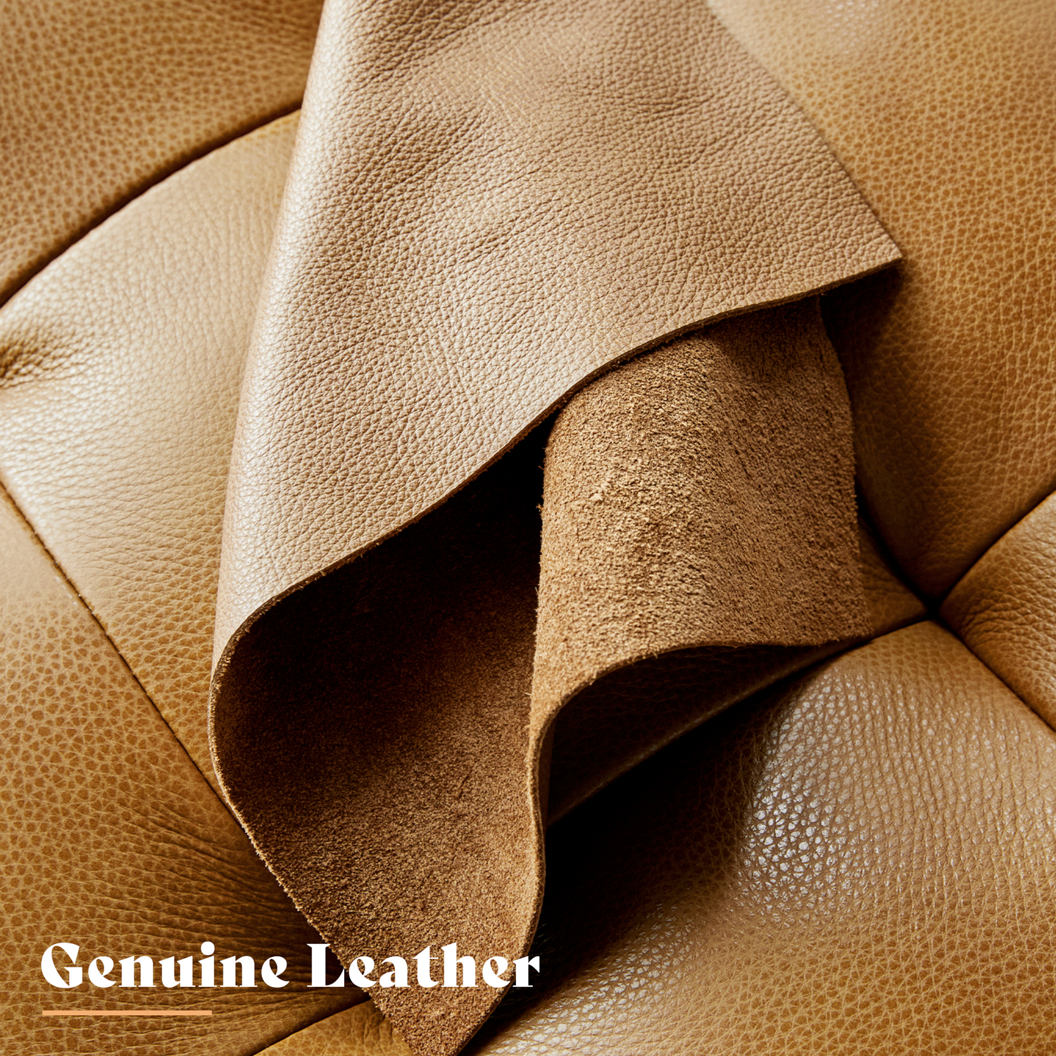 Restive Genuine Leather Chesterfield Sofa Amerlife 