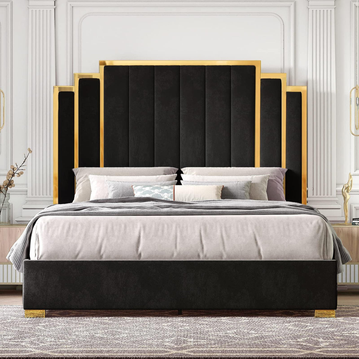 Majorelle California King Bed Frame  - California King - Black