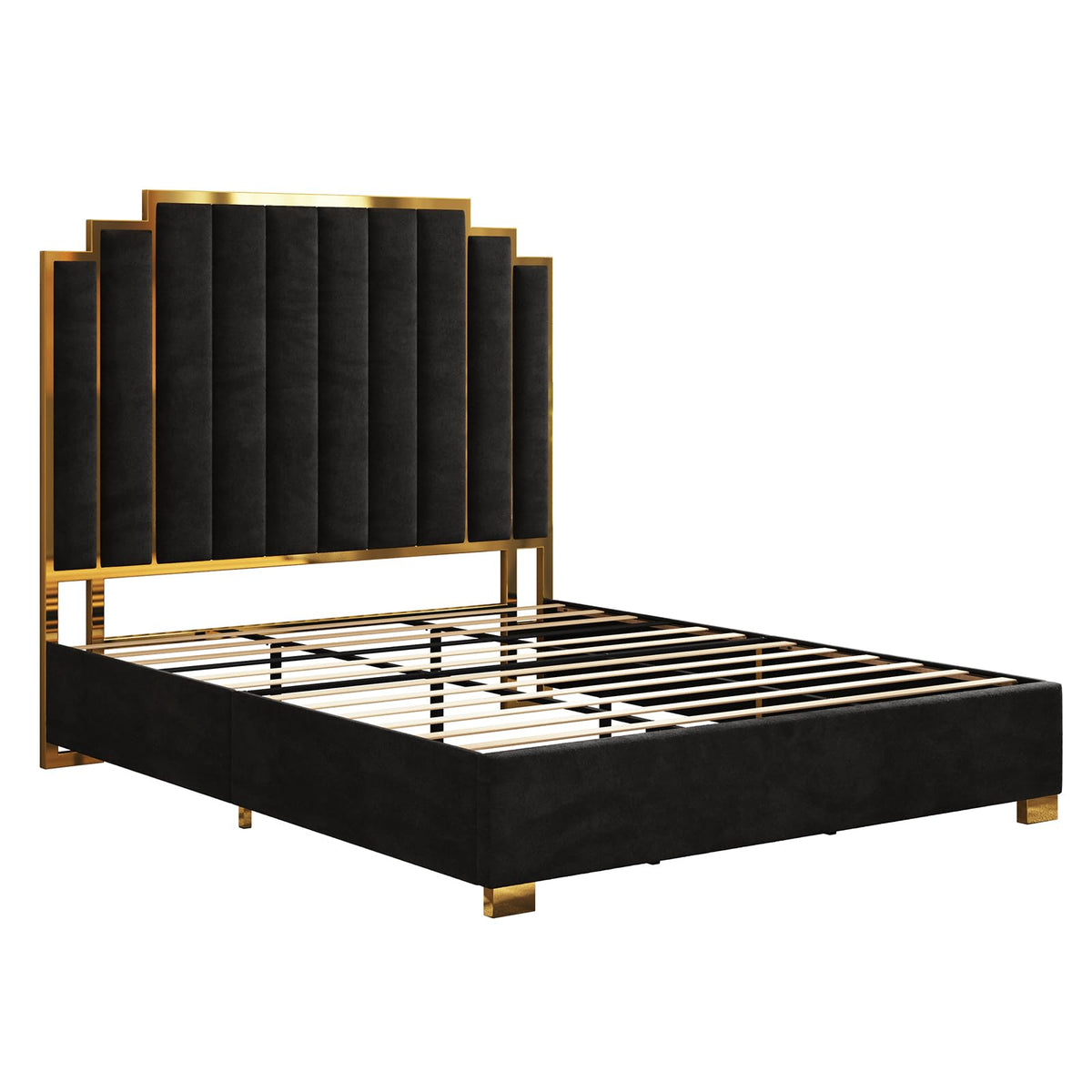 Majorelle California King Bed Frame - California King - Black