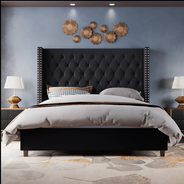 Farfalle 61.4" Bed Frame Amerlife