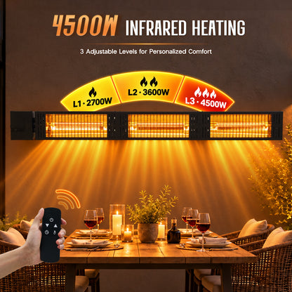 Soleil 4500W Electric Infrared Patio Heater