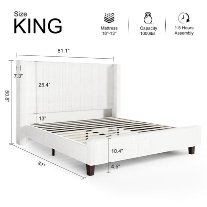 Rayes 50.8" Bed Frame Amerlife