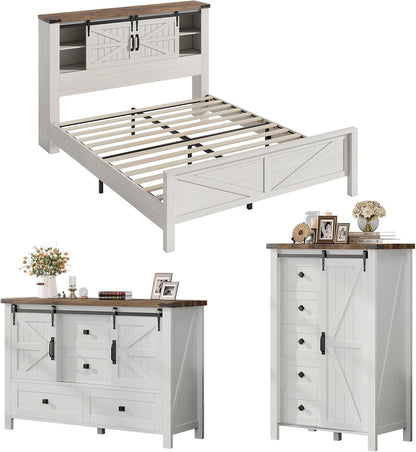 Alderman 3-Piece Bedroom Set Amerlife Full / Antique White