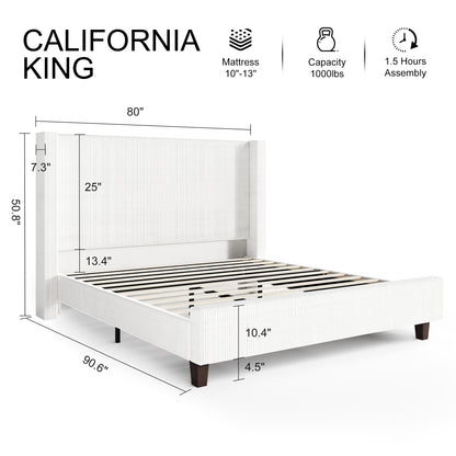 Rayes 50.8" Bed Frame Amerlife