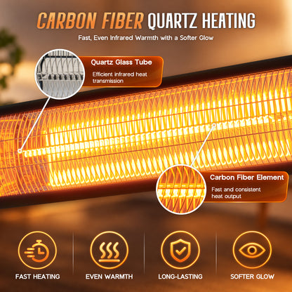 Soleil 1500W Electric Infrared Patio Heater