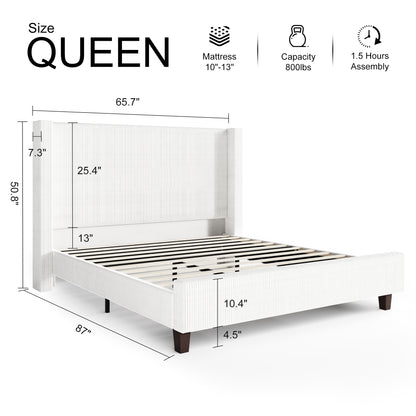 Rayes 50.8" Bed Frame Amerlife