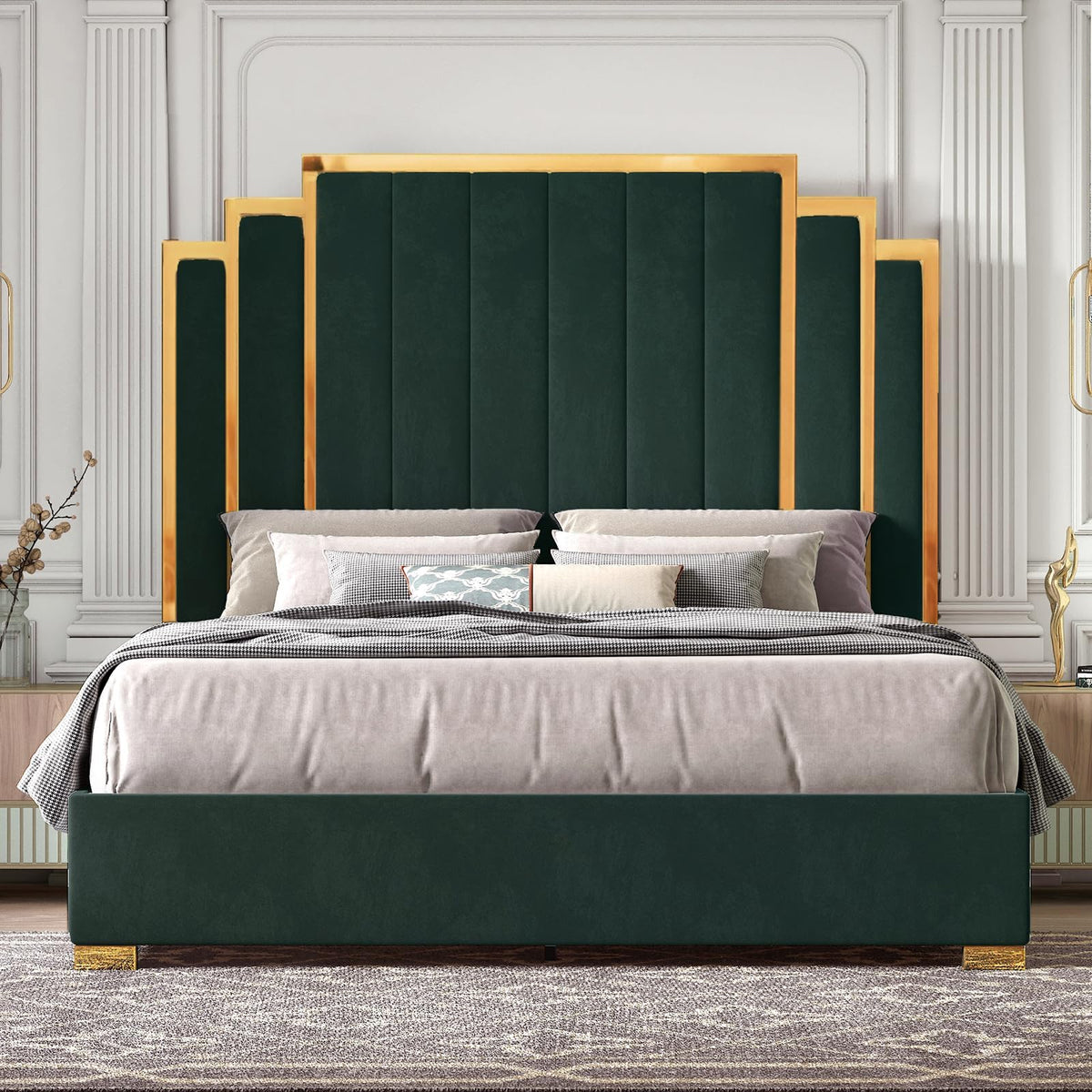 Majorelle California King Bed Frame - California King - Green