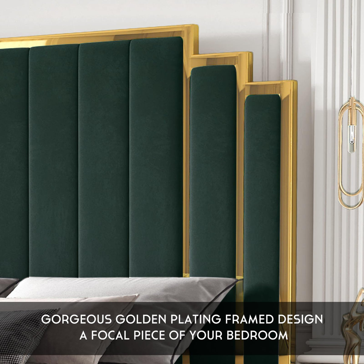 Majorelle California King Bed Frame - California King - Green