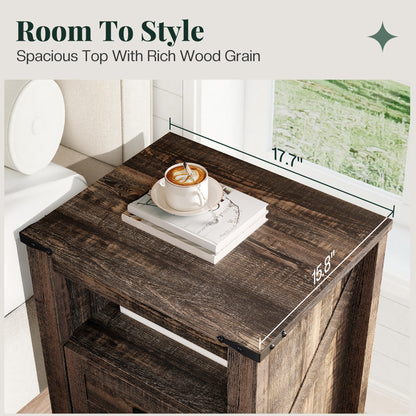 Hub Nightstand Set of 2 Amerlife Black Oak