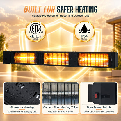 Soleil 4500W Electric Infrared Patio Heater