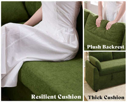 Vireli Convertible Sofa Bed Amerlife -Green