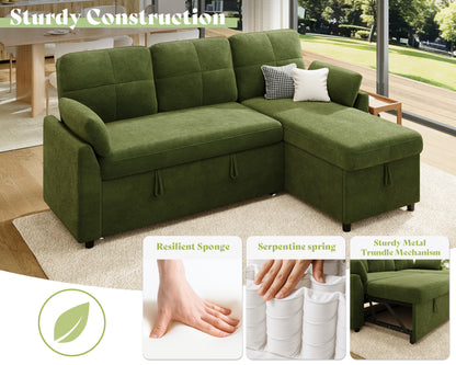 Vireli Convertible Sofa Bed Amerlife -Green