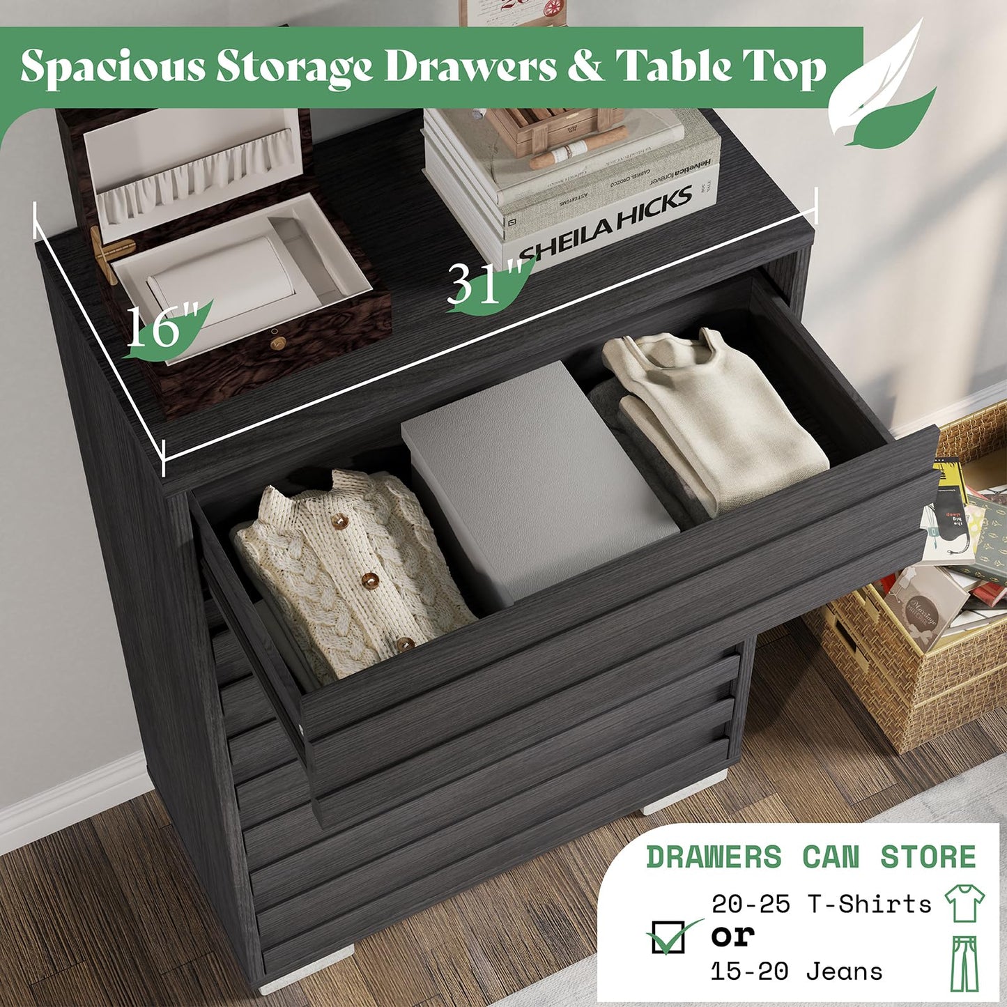3 Piece Bedroom Set-Q-Black