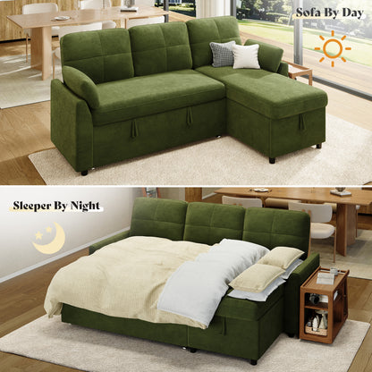 Vireli Convertible Sofa Bed Amerlife -Green