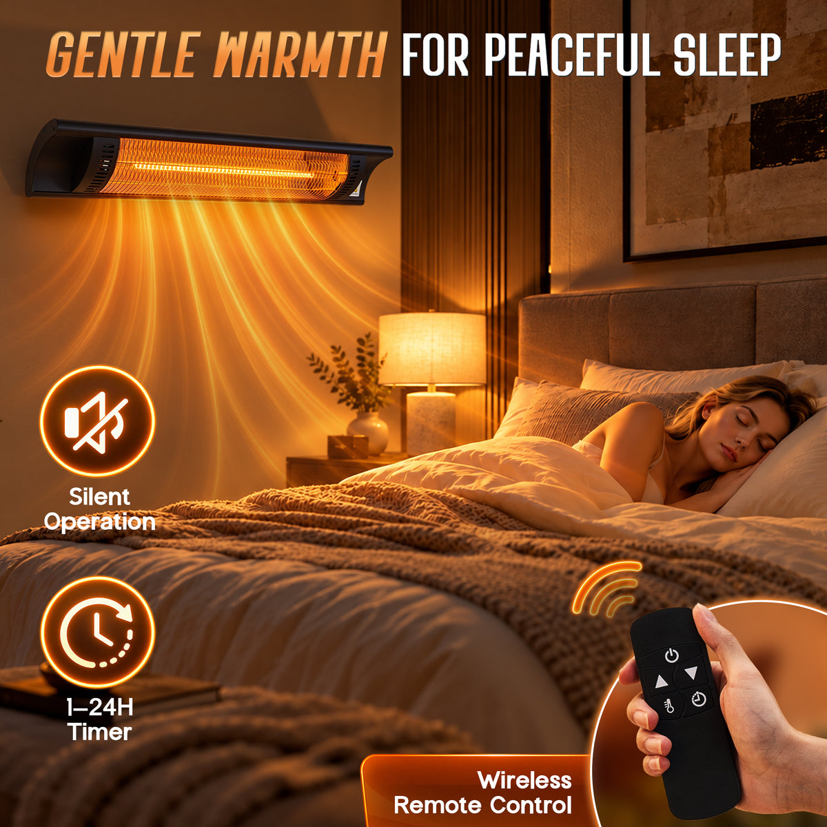 Soleil 1500W Electric Infrared Patio Heater