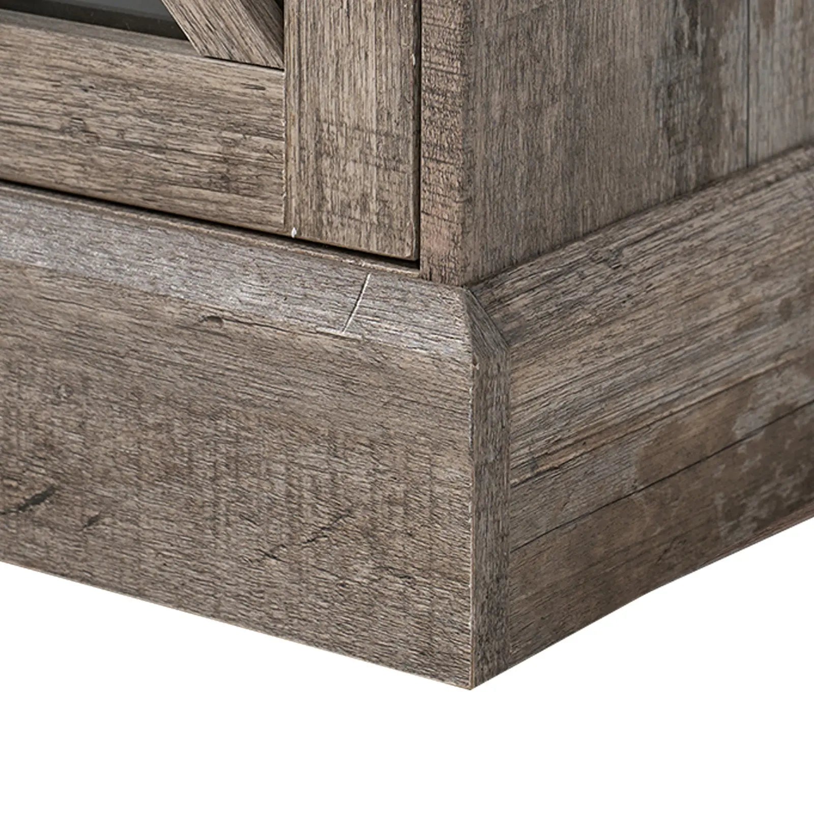 Austin 70" Fireplace TV Stand -  Light Gray