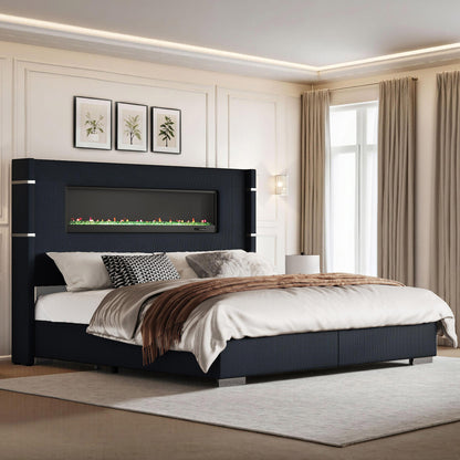 Chambers Bed Frame with Fireplace Amerlife-CH