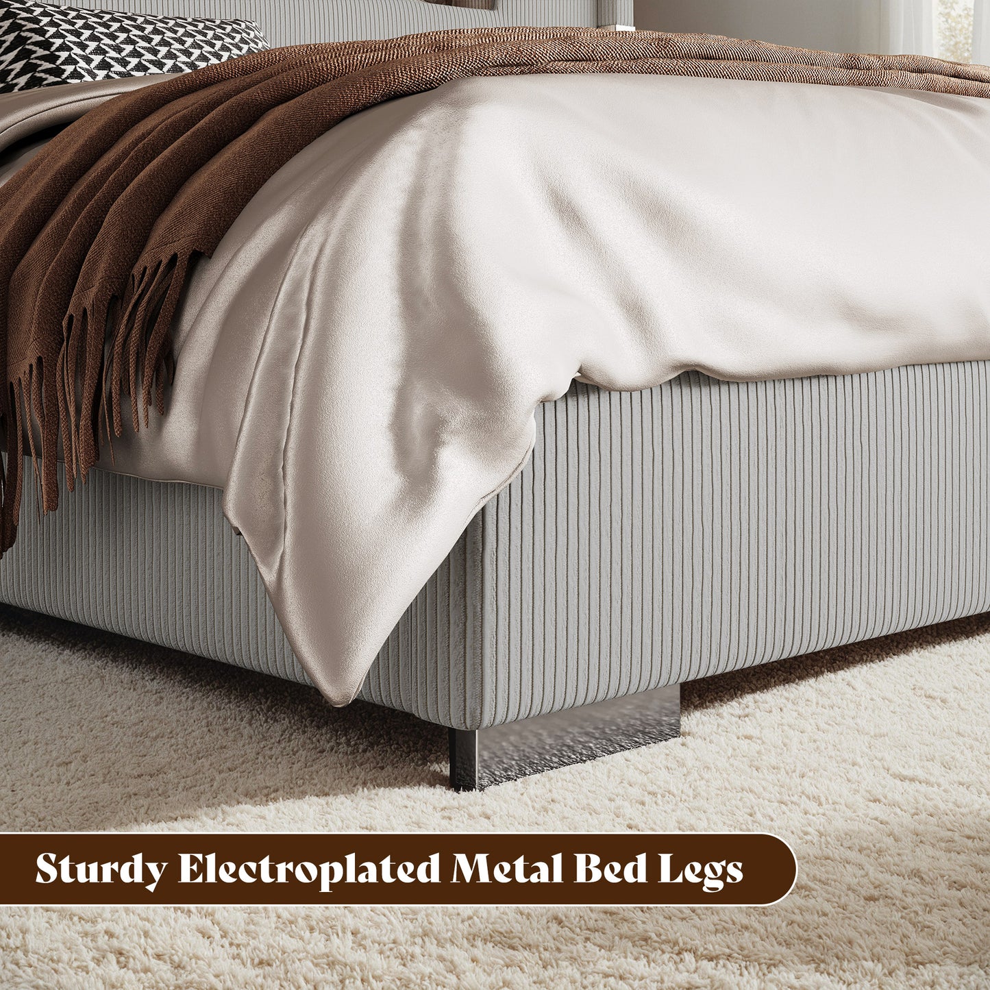 Chambers Bed Frame with Fireplace Amerlife-CS