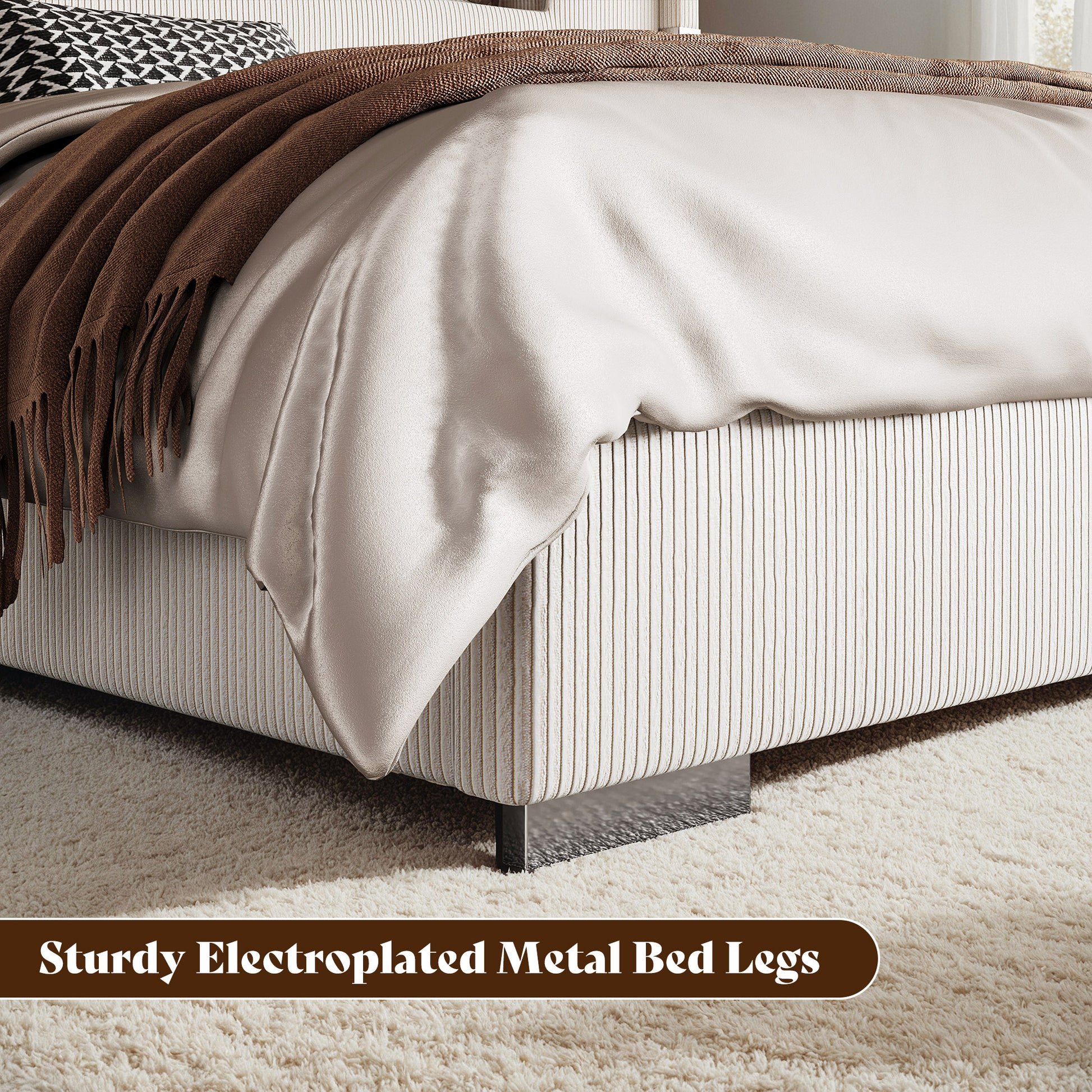 Chambers Bed Frame with Fireplace Amerlife-KM