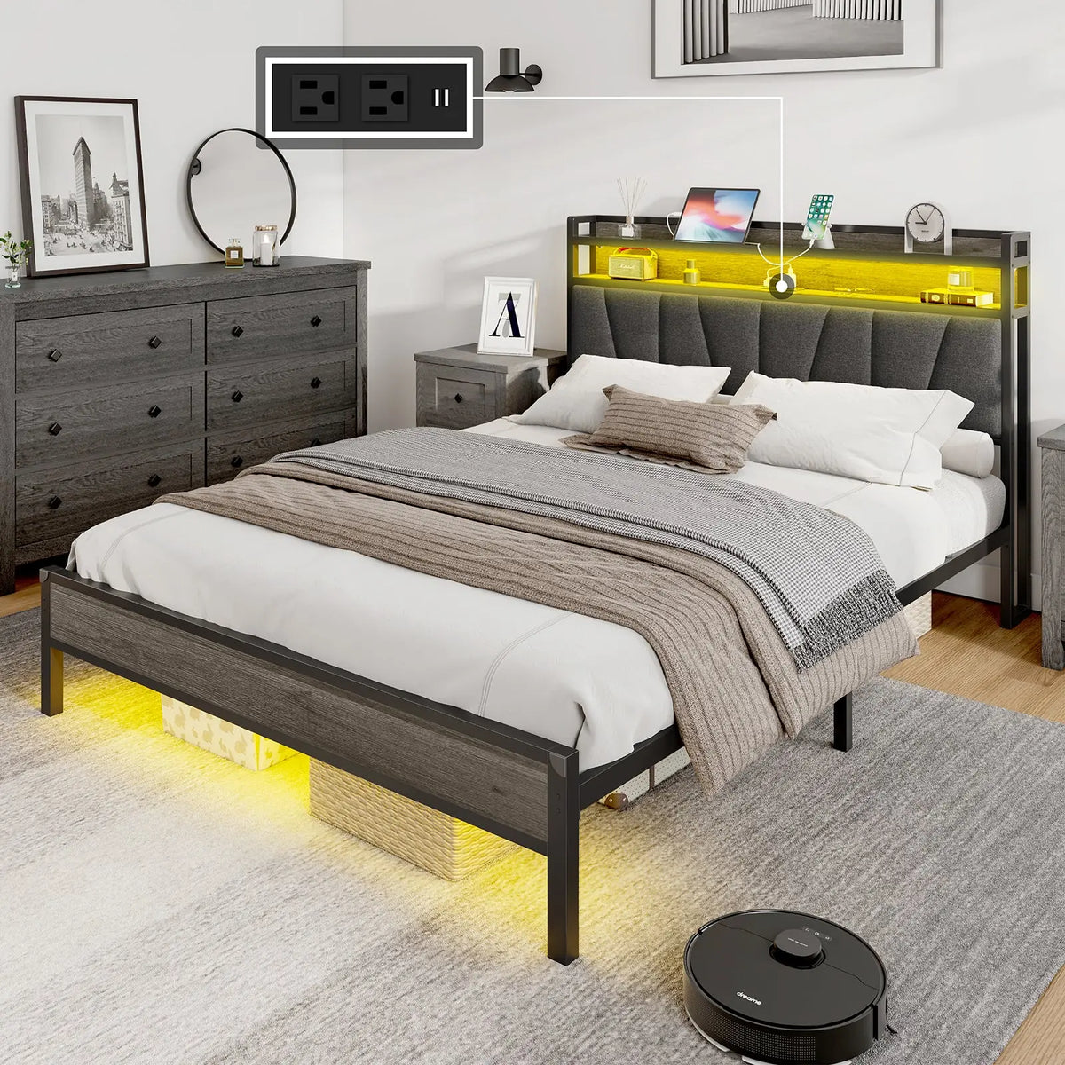 BMB012 Montague Rustic Gray