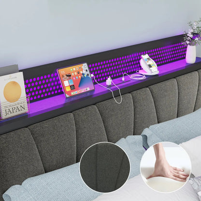 Reno Full Lift Up Storage Bed - Amerlife