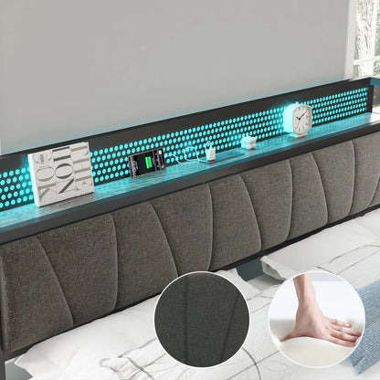 Reno Full Lift Up Storage Bed - Amerlife