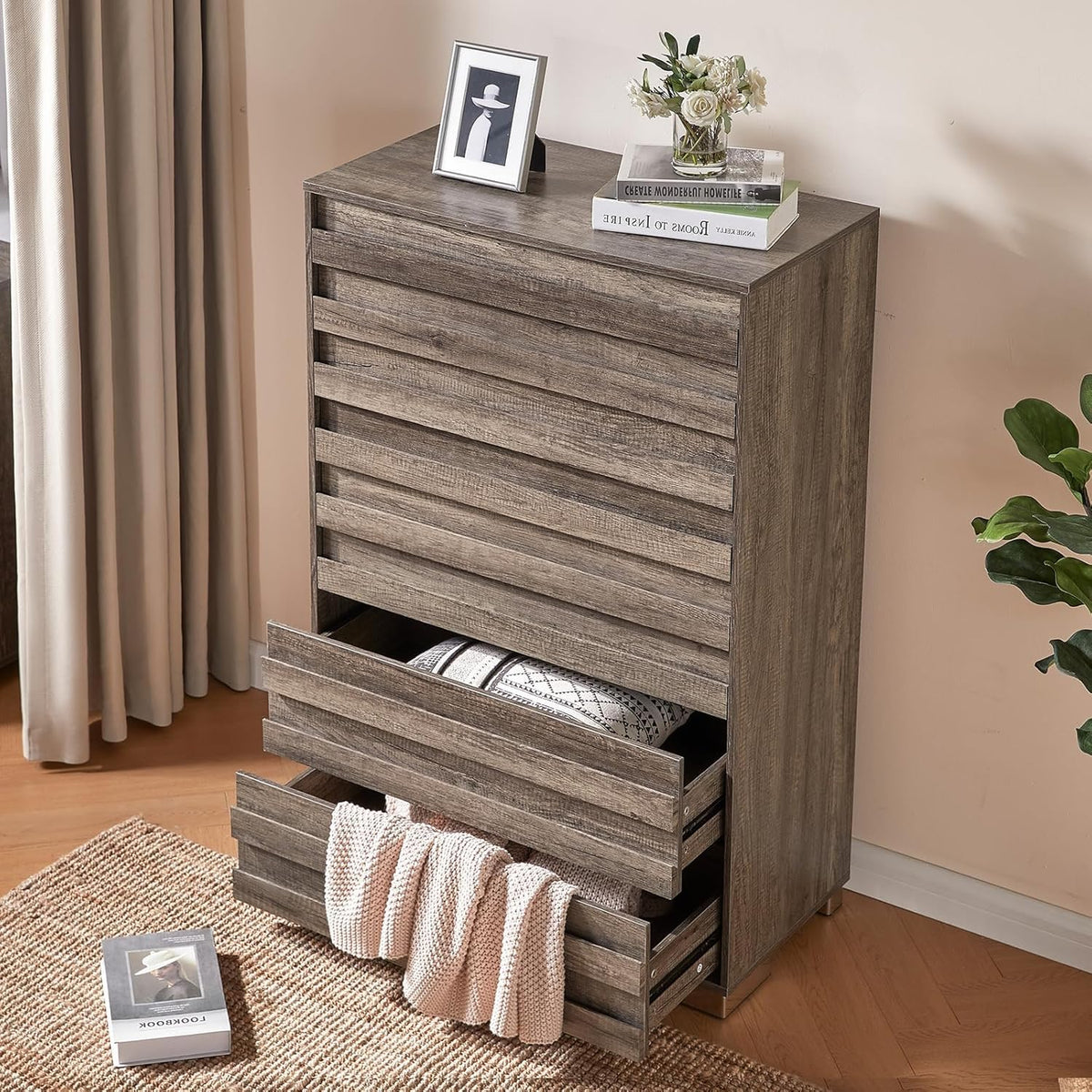 Sequoia Farmhouse 3-Piece Bedroom Set King Rustic Gray