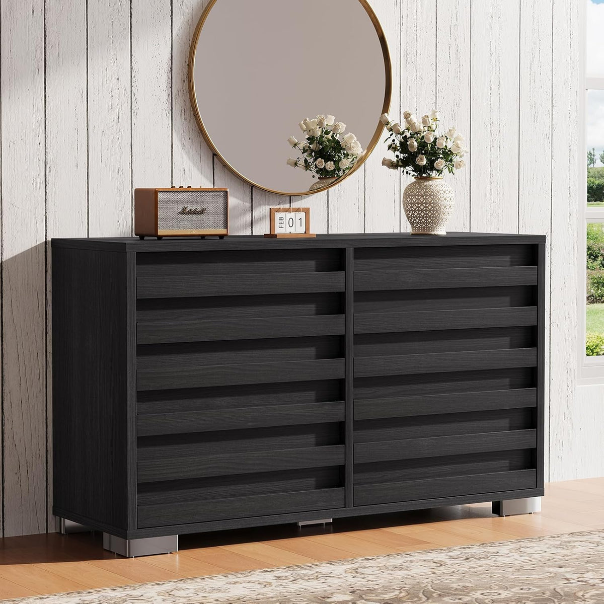 Sequoia Farmhouse 3-Piece Bedroom Set Queen Black