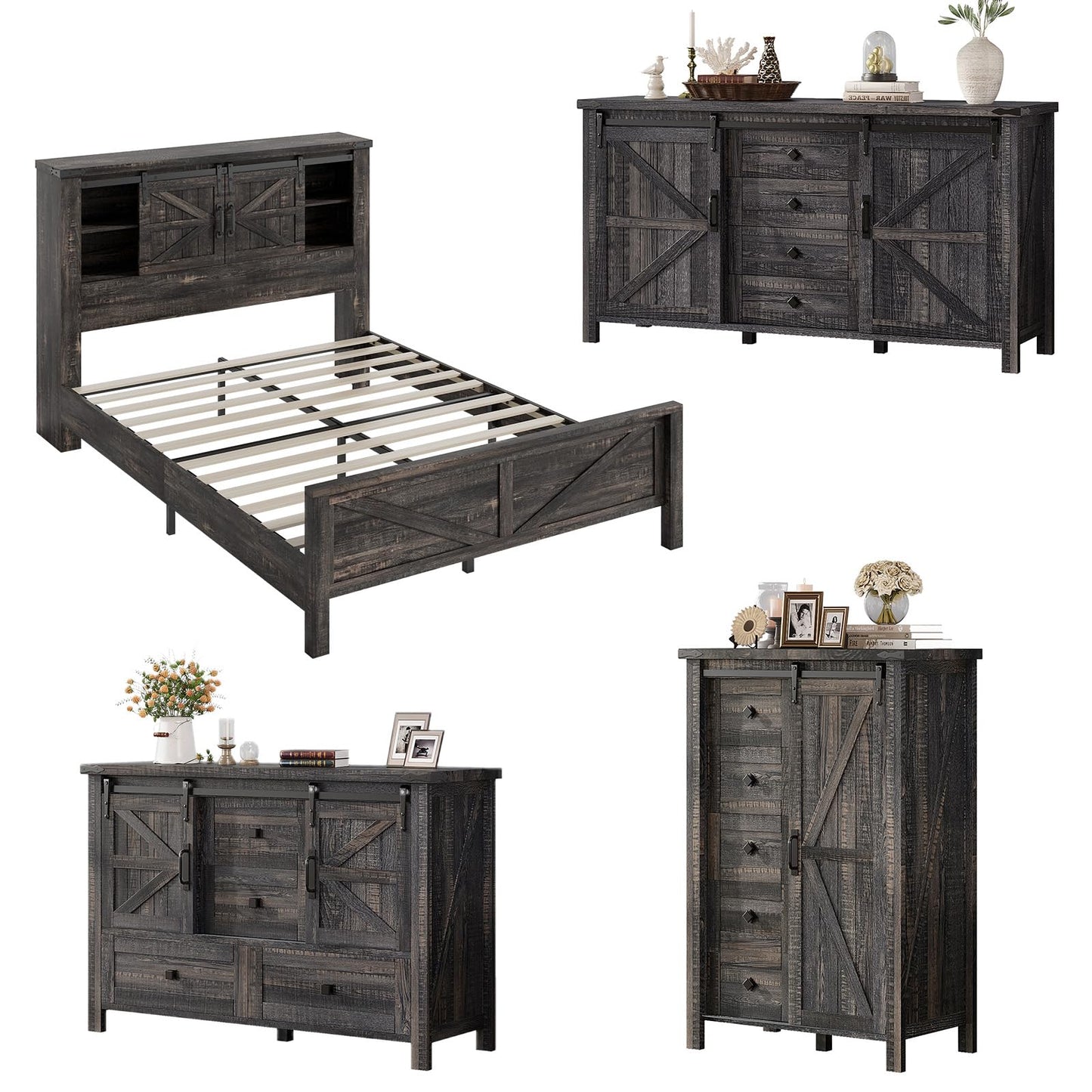 Alderman Farmhouse Bedroom Set Amerlife Full Size