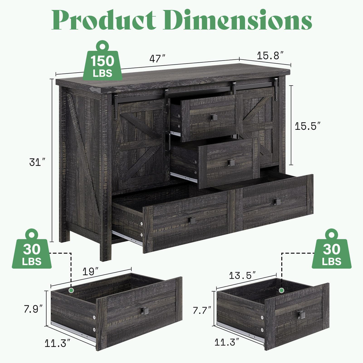 Alderman Farmhouse Bedroom Set Amerlife Full Size
