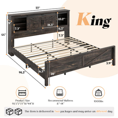Alderman Farmhouse Bedroom Set Amerlife King Size