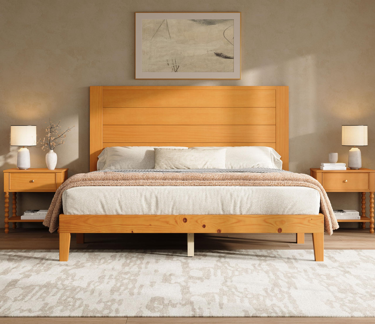 Fremont Solid Wood Bedroom Set Full Natural