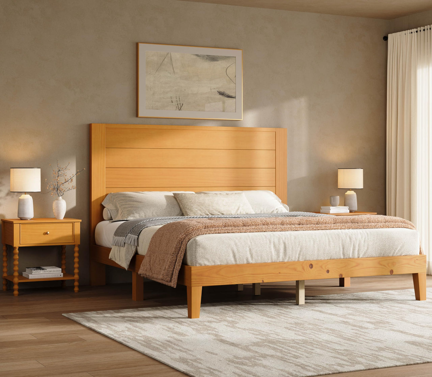 Fremont Solid Wood Bedroom Set Queen Natural